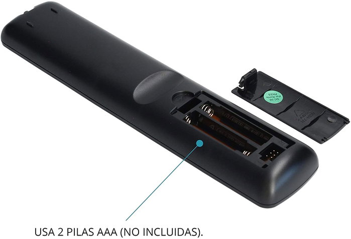 Tm Electron Mando Universal para TV Hisense TMURC350 Negro